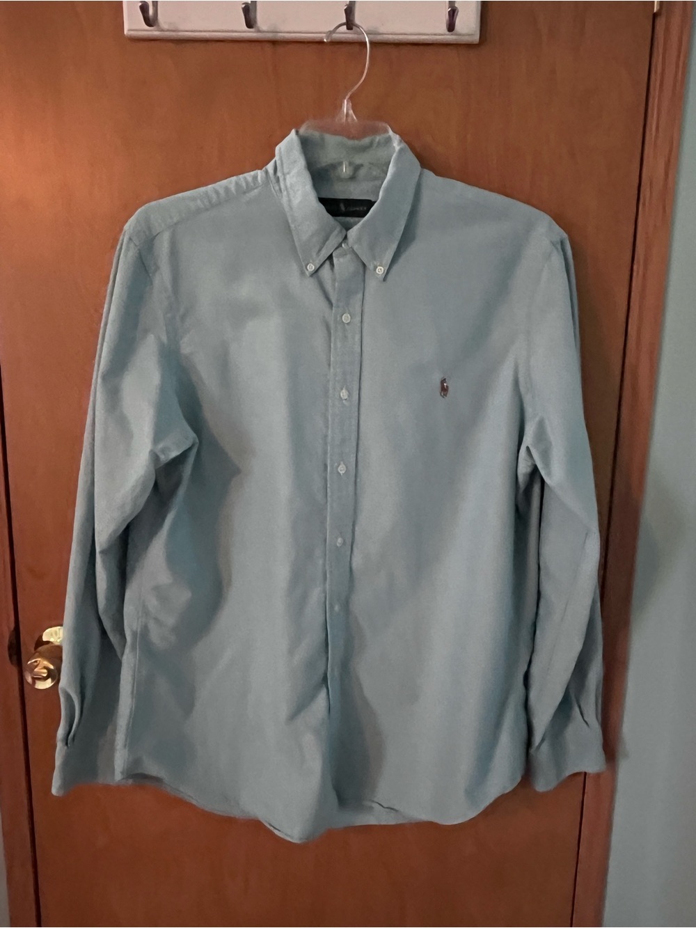 Ralph Lauren Men’s Blue Button-Down Oxford Long Sleeve Shirt Size XL EUC